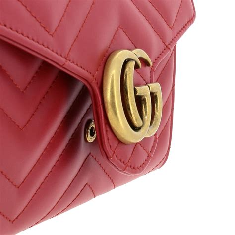 gucci kleine tasche rot|Gucci mini tasche.